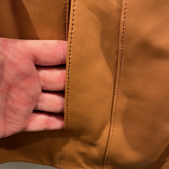 Ladies Cole Haan leather jacket - Picture 3 of 7